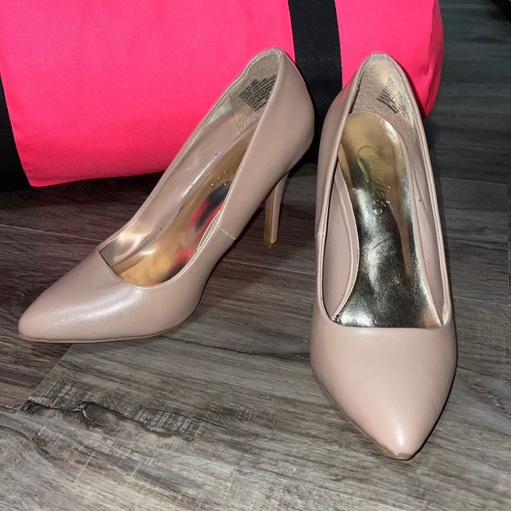 Blush heels